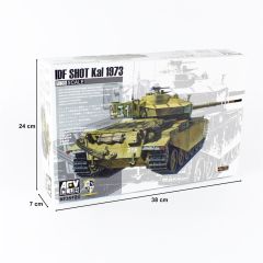 AFV Club AF35124 1/35 IDF SHOT Kal 1973 Tankı Demonte Plastik Maketi