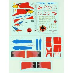 Babibi PB72002 1/72 Jasdf F4-EJ Son Samuray Siyah Phantom, Dekal Çıkartma