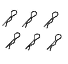 Body Pin 8mm 1/10 Black (6 pcs)