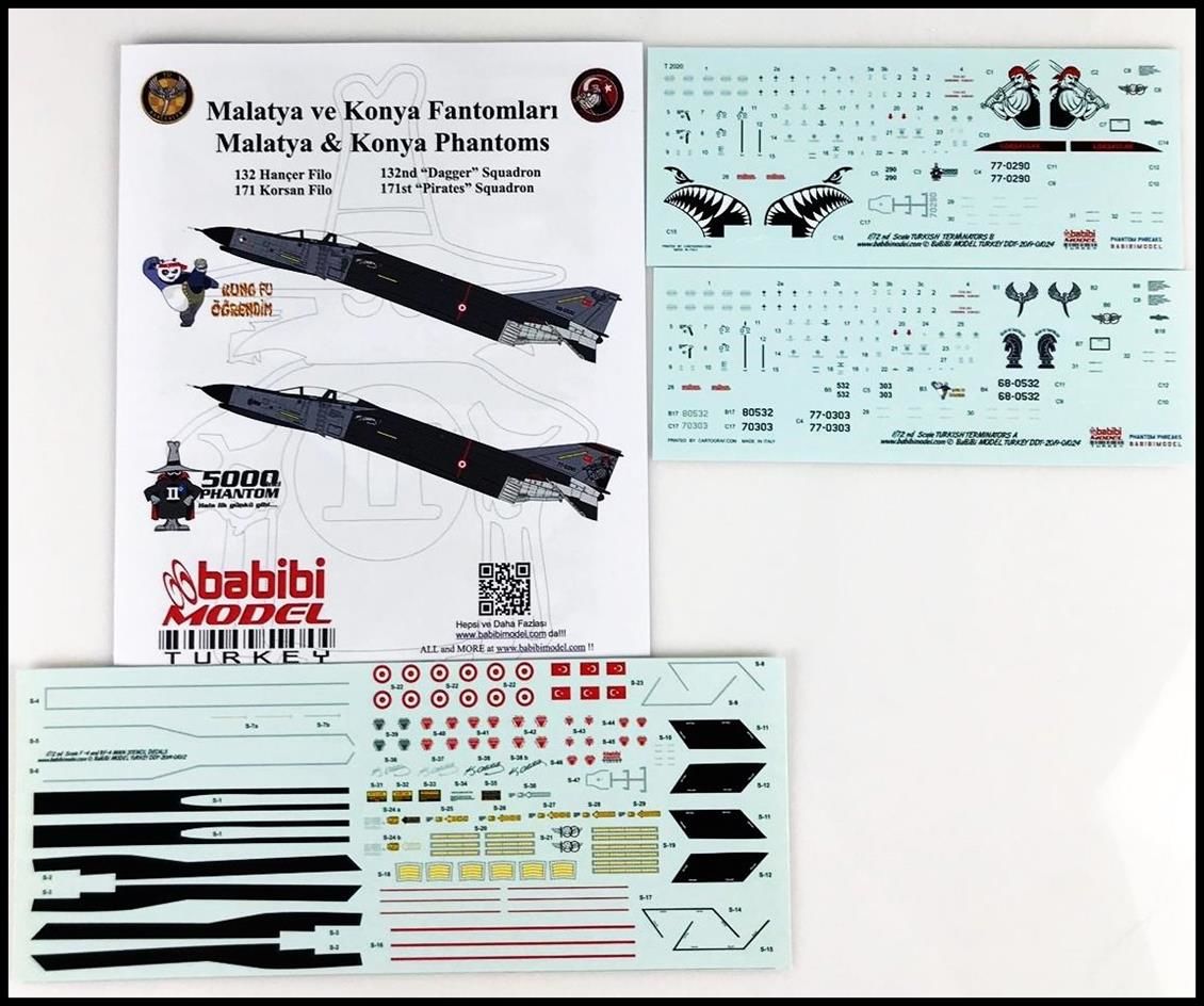 Babibi DDT01024 1/72 Korsan ve Hançer Filo, Dekal Çıkartma Seti