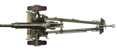 AFV Club AF35182 1/35 105mm HOWITZER M2A1 Arabalı M2A2 (WW II Version) Topu Demonte Plastik Maketi
