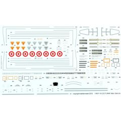 Babibi DBT01187 1/48 Öncel Filo, Dekal Çıkartma