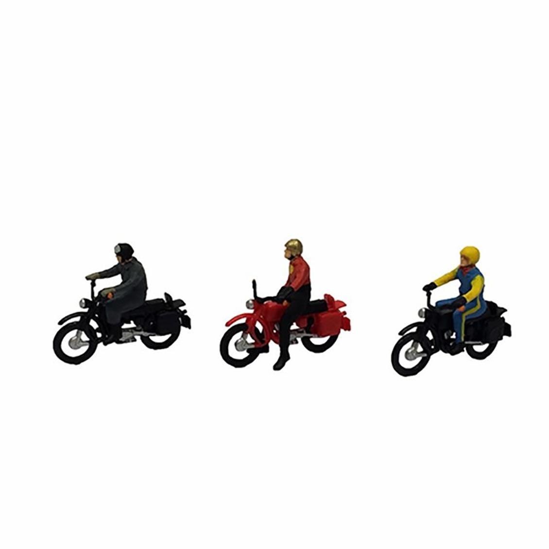 Preiser 10081 1/87 Ölçek motorcular Figürleri