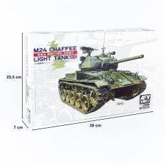 AFV Club AF35210 1/35 M25 Chaffee (WW 2 İngiliz) Tankı Demonte Plastik Maketi