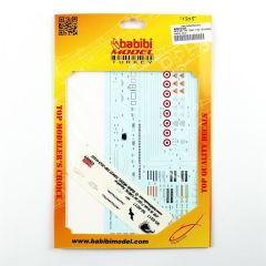Babibi DBT01205 1/48 Turaf F-16C, 161.Yarasa & Kartal Filo, Dekal Çıkartma