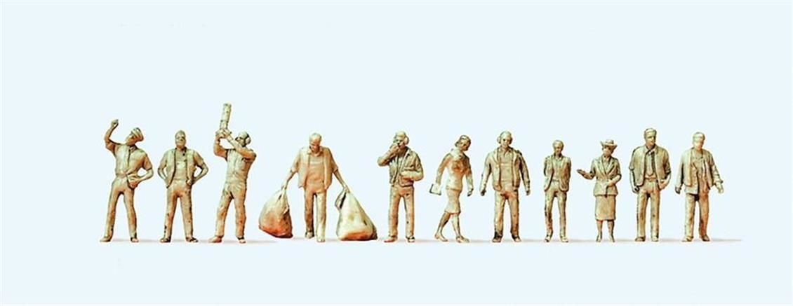 Preiser 77103 1/144 Ölçek hava yolları ve hava alanı personel Figürleri