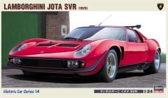 Hasegawa HC14 21214 1/24 Ölçek Lamborghini Jota 1975 SVR Otomobil Plastik Model Kiti