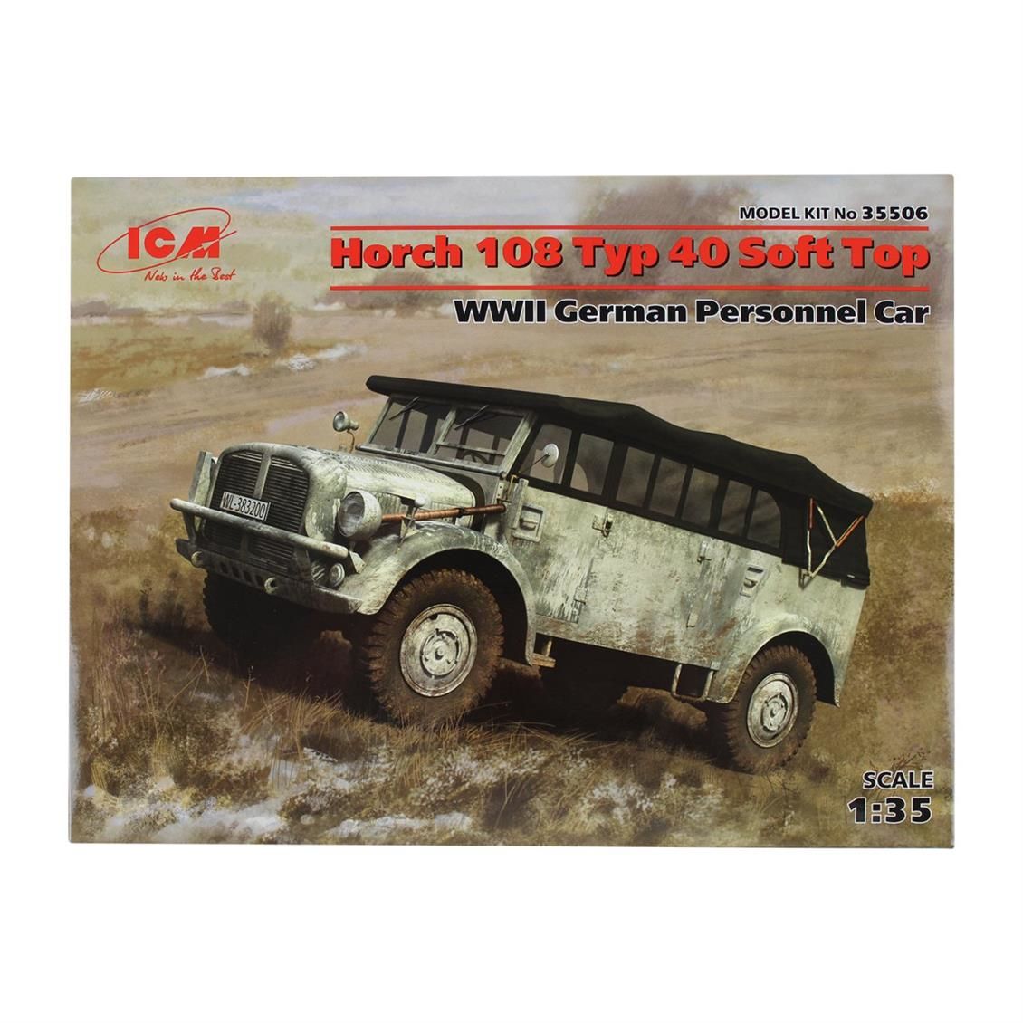 35506 Horch 108 Typ 40 Soft Top, WWII German Perso