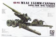 AFV Club AF35295 1/35 M1A1 155mm CANNON Long Tom (WW 2) Obüsü Demonte Plastik Maketi