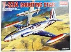 Academy 12284 1/48 T-33A Shootingstar Savaş Uçağı Demonte Plastik Maketi