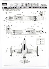 Academy 12284 1/48 T-33A Shootingstar Savaş Uçağı Demonte Plastik Maketi