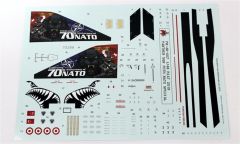 Babibi PB48007 1/48 Turaf F-4E, Nato 70.Yıl Özel Şema, Dekal Çıkartma