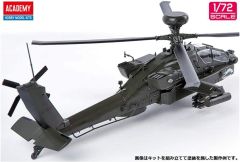 Academy 12551 1/72 ABD Kara Kuvettleri AH-64D Blok II Geç Dönem Helikopter Demonte Plastik Maketi