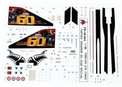 Babibi PB48004 1/48 Turaf F-4, 111.Panter Filo 60.Yıl, Dekal Çıkartma