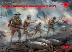 35703 British Infantry in Gas Masks (1917)   (4 fi
