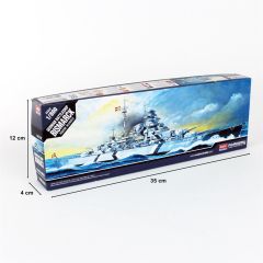 Academy 14218 1/800 Bismarck Savaş Gemisi Demonte Plastik Maketi