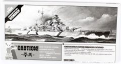 Academy 14218 1/800 Bismarck Savaş Gemisi Demonte Plastik Maketi