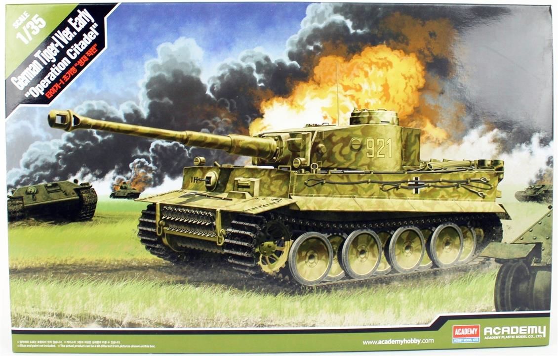 Academy 13509 1/35 German Tiger-I Ver. Early (Operation Citadel) Tankı Demonte Plastik Maketi maketi