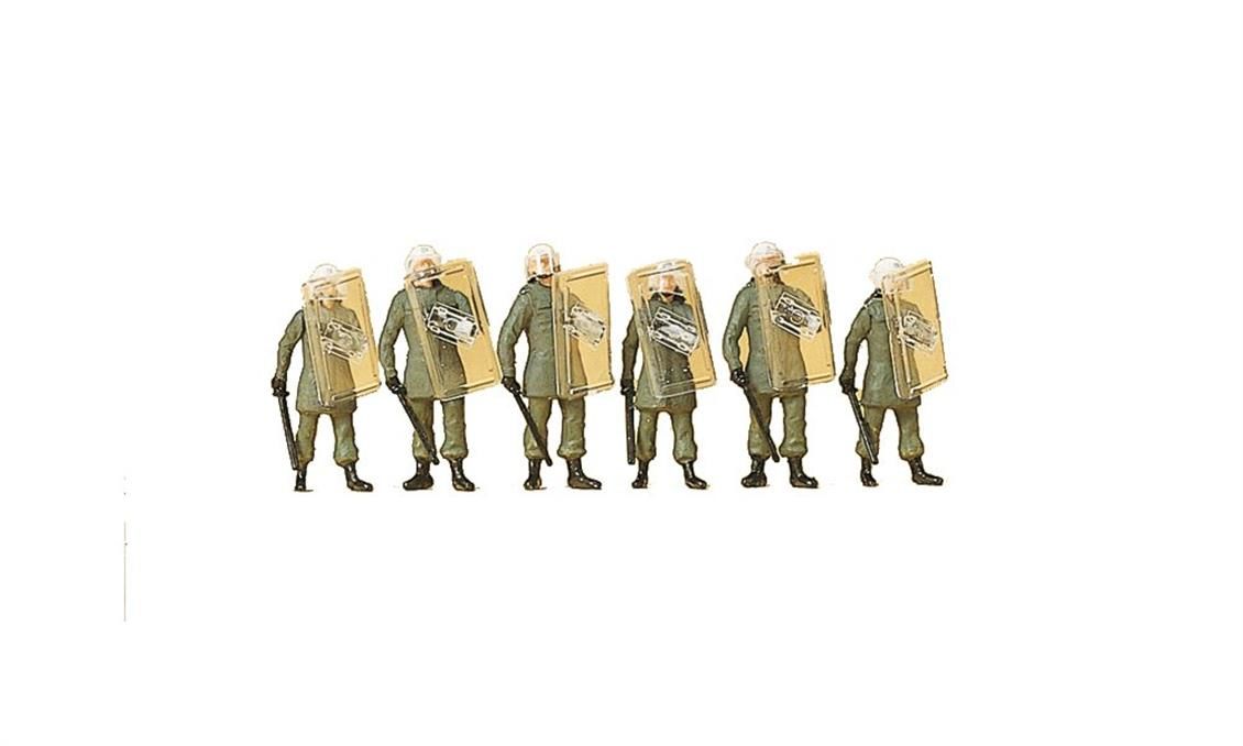 Preiser 10393 1/87 Ölçek bgs polis memurları Figürleri
