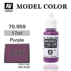 Vallejo 70959 17 ml. (44) Purple-Matt, Model Color Serisi Model Boyası