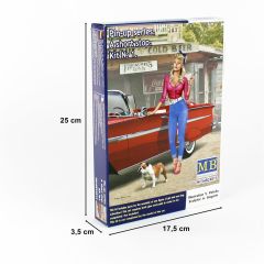 MasterBox 24015 1/24 Ölçek, Pin-Up A-Short Serisi 1, Plastik Figür Kiti