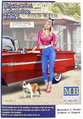 MasterBox 24015 1/24 Ölçek, Pin-Up A-Short Serisi 1, Plastik Figür Kiti