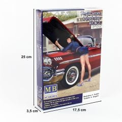 MasterBox 24016 1/24 Ölçek, Pin-Up A-Short Serisi 2, Plastik Figür Kiti