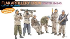 Dragon 6275 1/35 Ölçek Flak Topçu Mürettebatı (Kış 1943-45) Asker Figürleri  Plastik Model Kiti