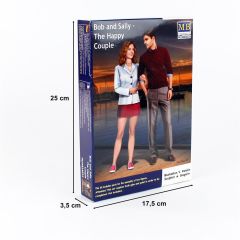 MasterBox 24029 1/24 Ölçek, Tehlikeli İşler Serisi, Bob And Sally, Plastik Figür Kiti