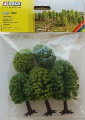 Noch 26902 Yapraklı Ağaçlar, 5 Adet, 5-9 cm. Diorama Malzemesi