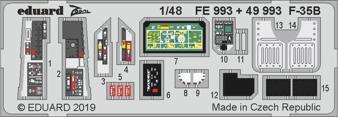 EDUARD FE993 1/48 F-35B 1/48 FOR KITTY HAWK