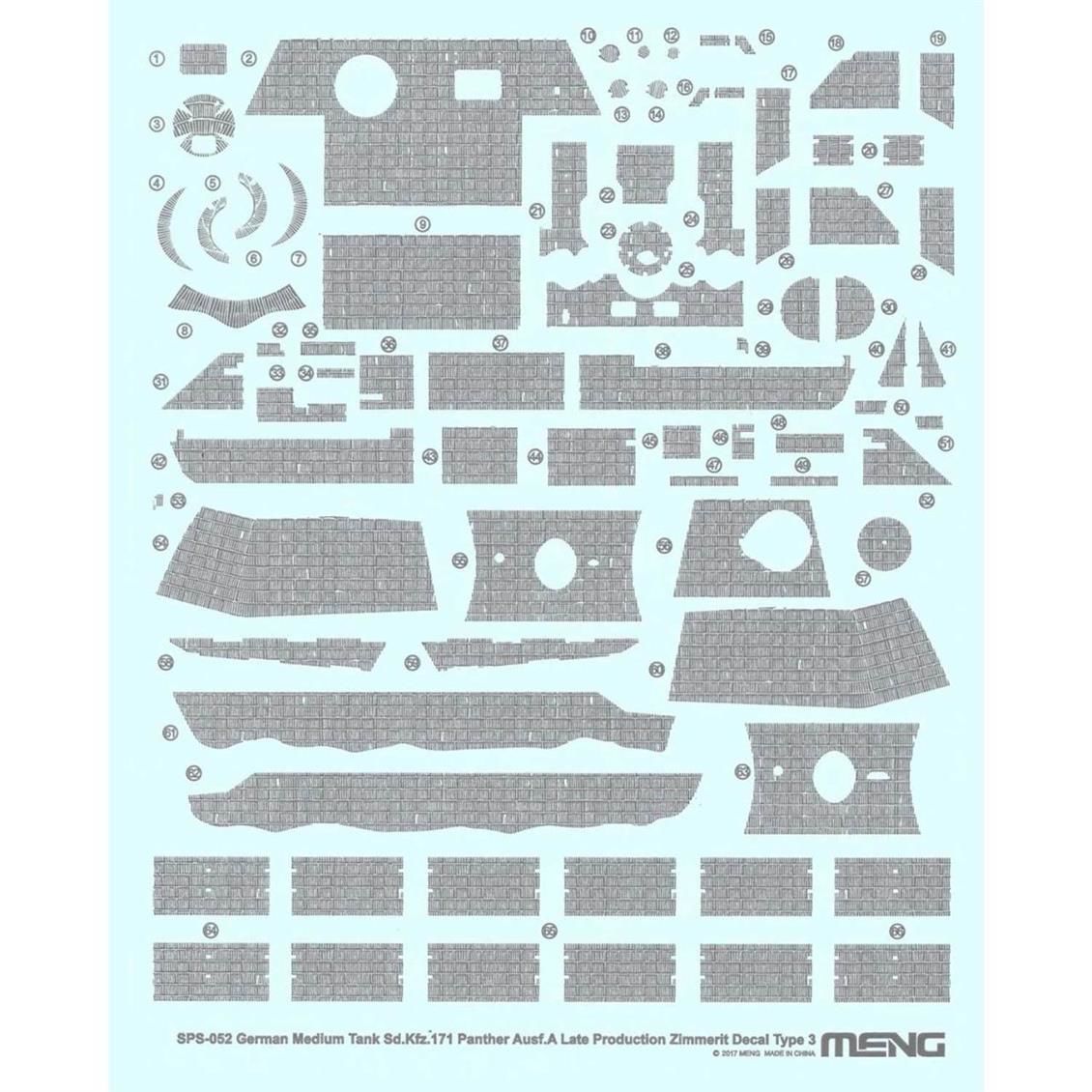SPS-052 1/35 German Medium Tank Sd.Kfz.171 Panther