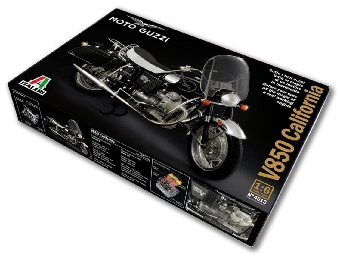 Italeri 4513S 1/6 Moto Guzzi V850 California Motorsiklet Demonte Plastik Maketi