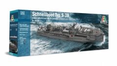 Italeri 5620S 1/24 Schnellboat TYP S-38 Torpido Gemisi Demonte Plastik Maketi