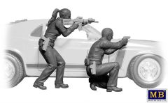 MasterBox 24064 1/24 Ölçek, Soygun Serisi, Çavuş Jack ve Devriye Sally, Plastik Figür Kiti