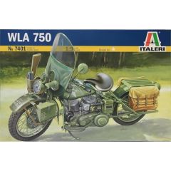 Italeri 7401S 1/9 ABD Ordusu WWII WLA750 Askeri Motosiklet Demonte Plastik Maketi