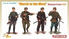 Dragon 6703 1/35 Ölçek March To The West (Batı Cephesi 1940) Asker Figürleri Plastik Model Kiti