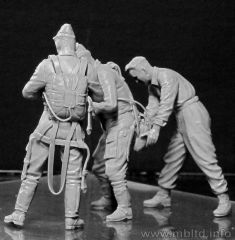 MasterBox 3202 1/32 Ölçek, WW II Serisi, Luftwaffe Pilotları, Plastik Figür Kiti