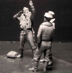 MasterBox 3206 1/32 Ölçek, WW II Serisi, RAF Pilotları, Plastik Figür Kiti
