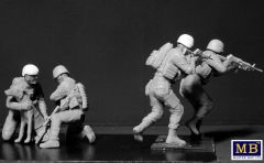MasterBox 35163 1/35 Ölçek, Güncel Savaşlar Serisi, Amerikan Askerleri, Plastik Figür Kiti