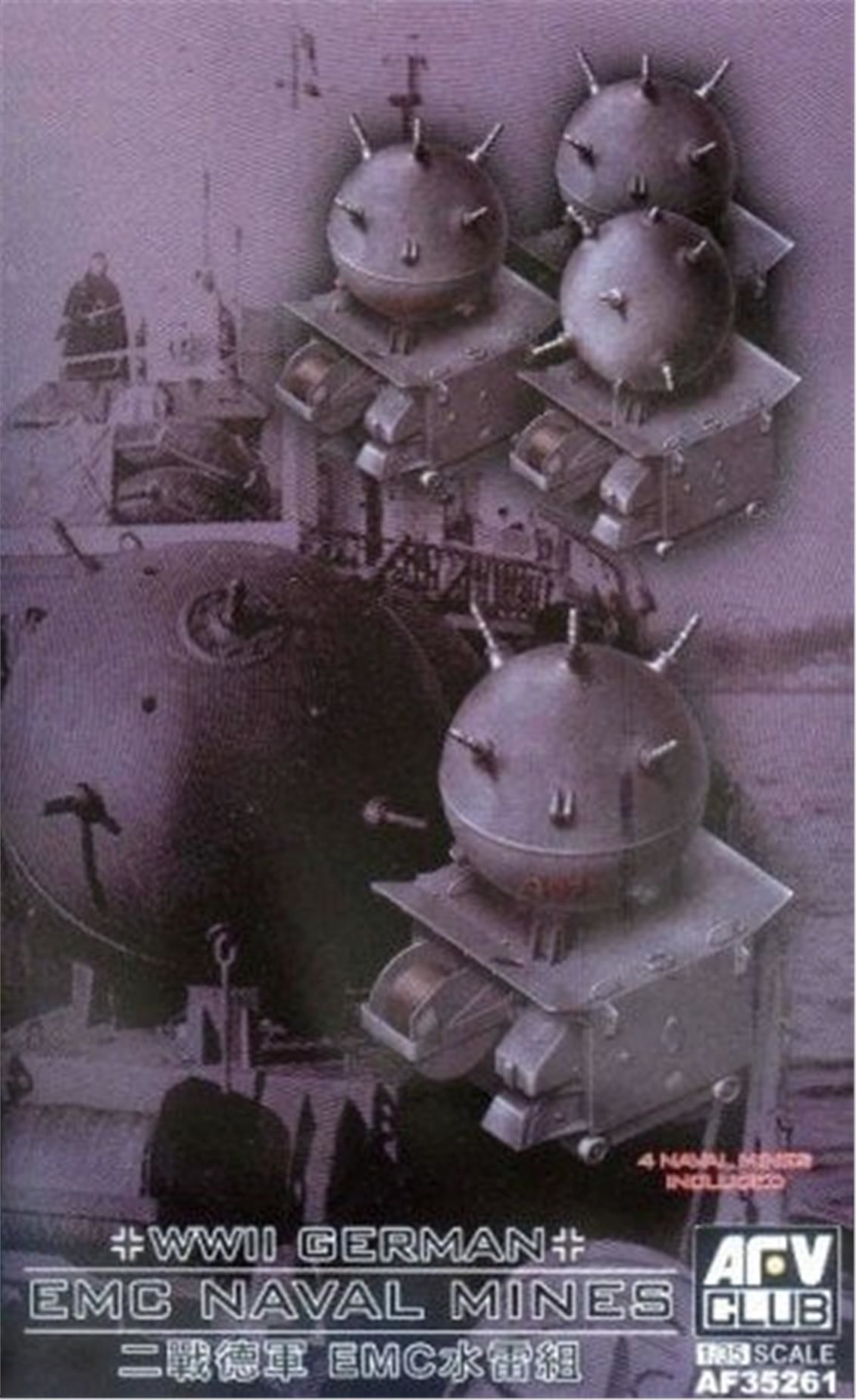 AFV Club AF35261 1/35 German EMC TypeII 4 Adet Mayın Demonte Plastik Maketi