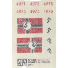 AFV Club AF35261 1/35 German EMC TypeII 4 Adet Mayın Demonte Plastik Maketi