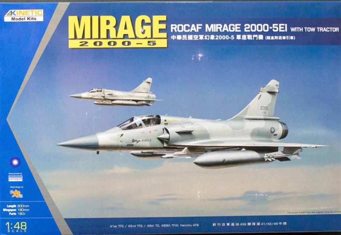 48045 1/48 MIRAGE 2000-5Ei ROCAF w/ TOW TRACTOR