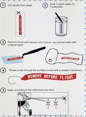 Babibi B3D-0002 1/48 Remove Flight Tags, 3 Boyutlu Dekal Çıkartma