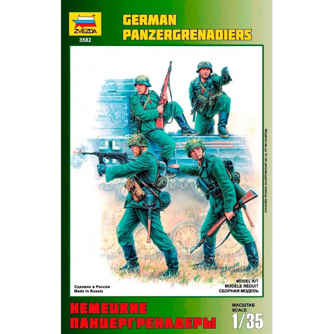 3582 1/35 ALMAN PANZER BOMBACILARI