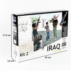 MasterBox 3576 1/35 Ölçek, Güncel Savaşlar Serisi, Iraklı İsyancılar, Plastik Figür Kiti