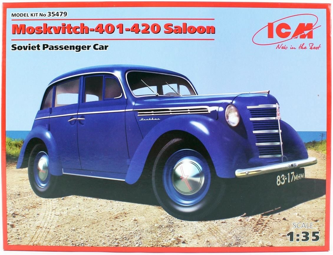 1/35 Moskvitch-401-420 Saloon, Soviet Passenger Car