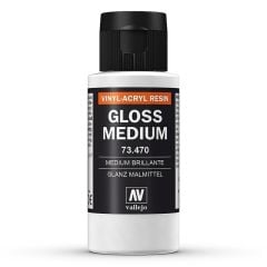Vallejo 73470 60 ml. Gloss Medium (Parlaklaştırıcı), Model Boyası