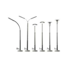 Faller 180538 1/87  Yol Lambaları Seti ( 28 Parça ) Demonte Plastik Maketi