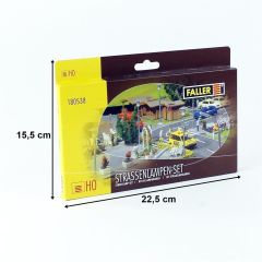 Faller 180538 1/87  Yol Lambaları Seti ( 28 Parça ) Demonte Plastik Maketi